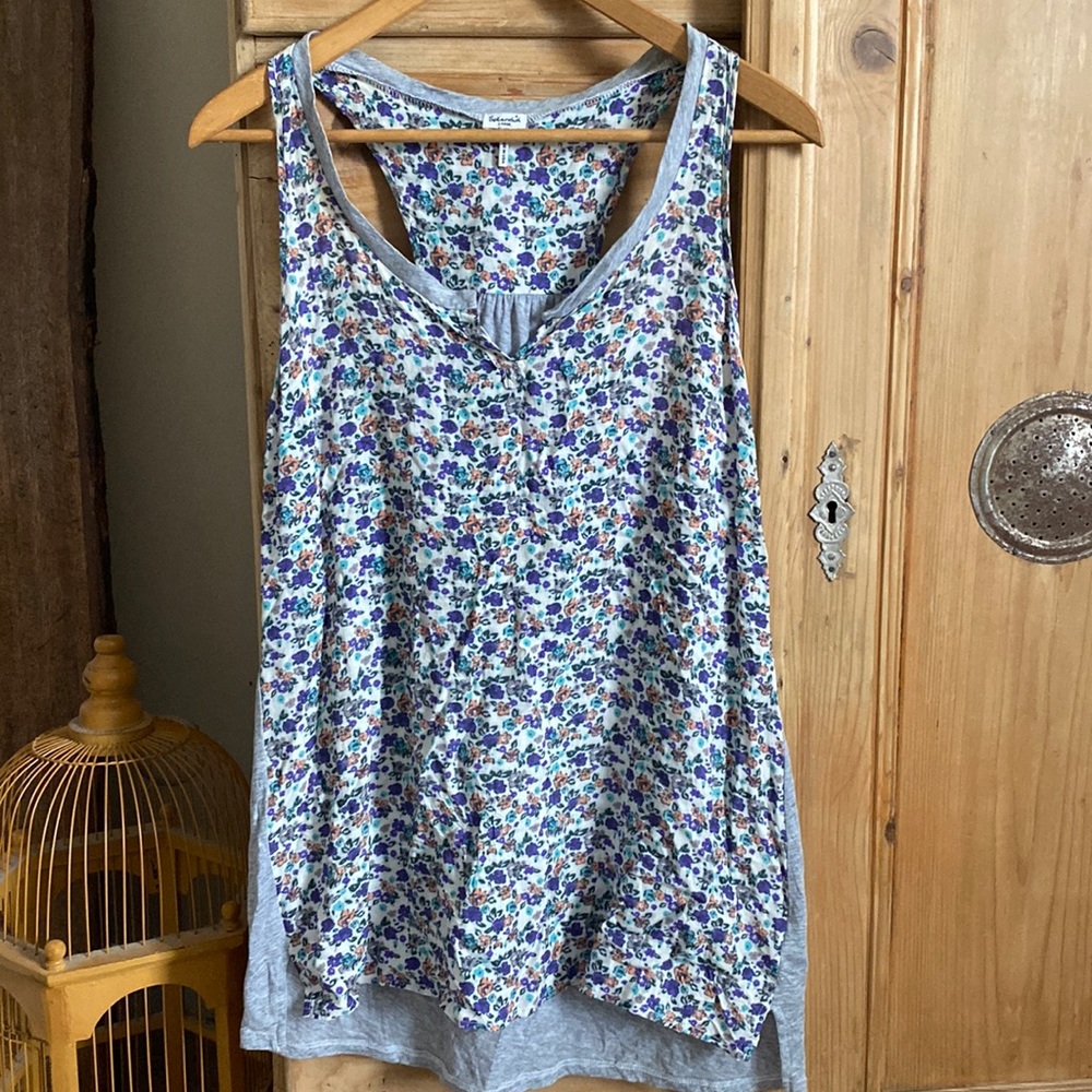 Splendid floral print tank